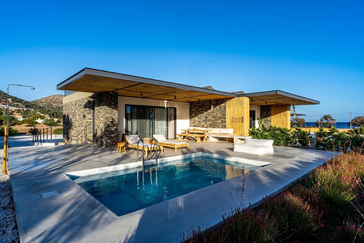 Akra Grammeno Beachfront Villas Palaiochora Exterior foto