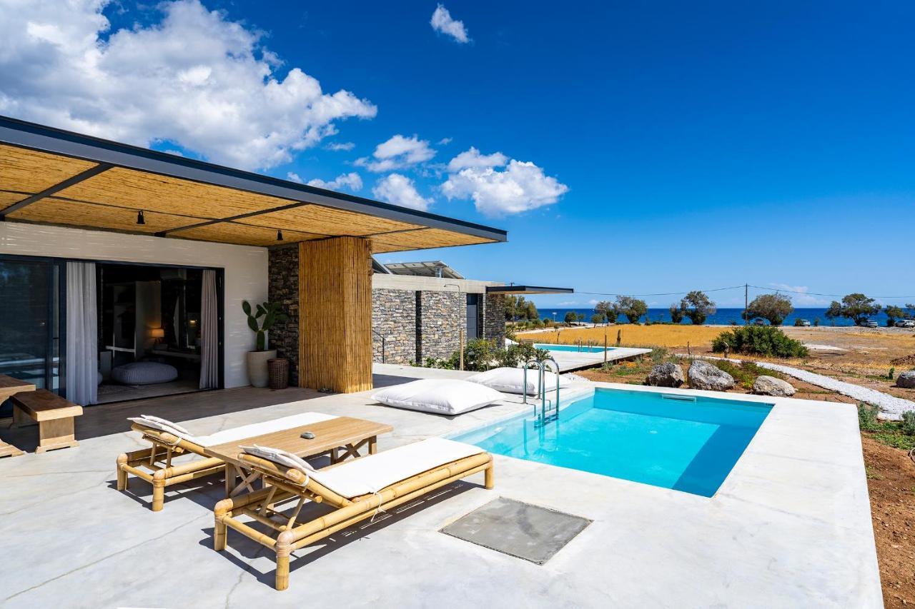 Akra Grammeno Beachfront Villas Palaiochora Exterior foto