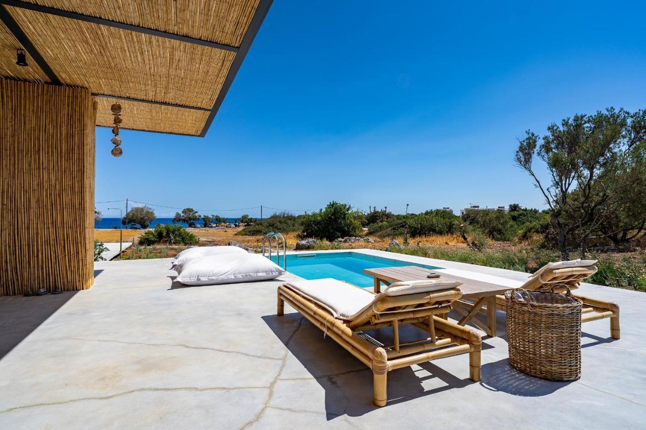 Akra Grammeno Beachfront Villas Palaiochora Exterior foto